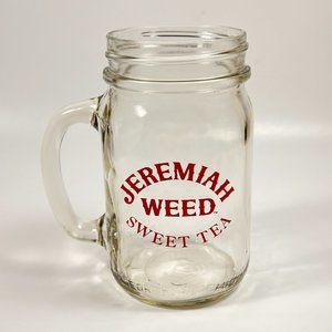 Jeremiah Sweet Tea Mason Jar Glass Mug Handle Barware